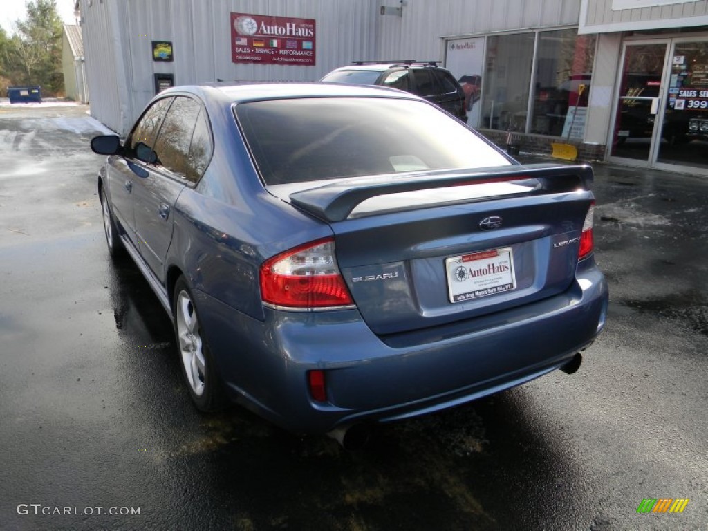 2008 Legacy 2.5i Sedan - Newport Blue Pearl / Warm Ivory photo #5