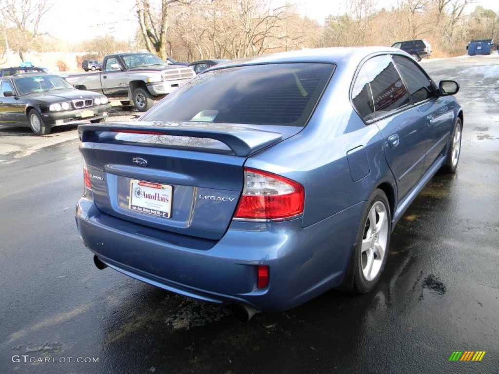 2008 Legacy 2.5i Sedan - Newport Blue Pearl / Warm Ivory photo #7