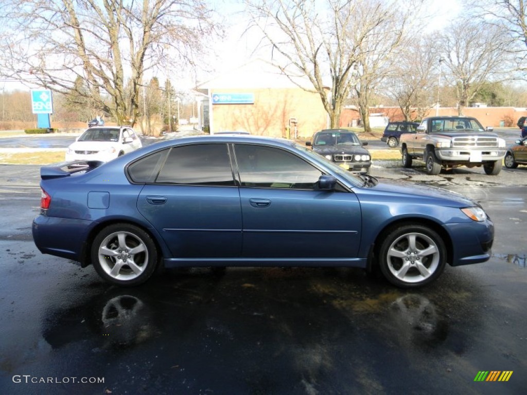 2008 Legacy 2.5i Sedan - Newport Blue Pearl / Warm Ivory photo #8
