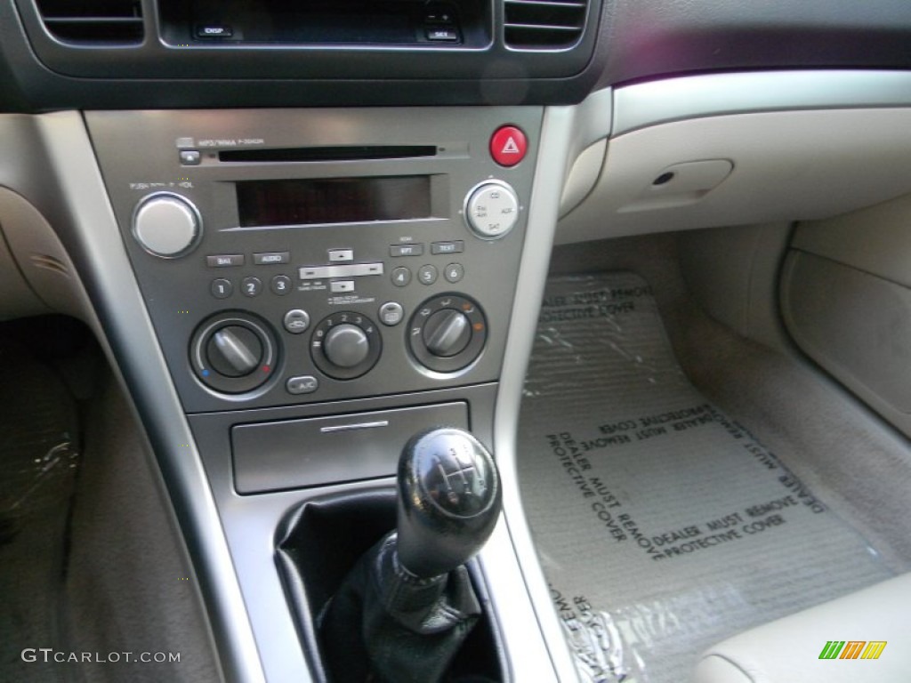 2008 Legacy 2.5i Sedan - Newport Blue Pearl / Warm Ivory photo #14