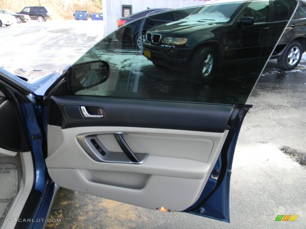 2008 Legacy 2.5i Sedan - Newport Blue Pearl / Warm Ivory photo #21