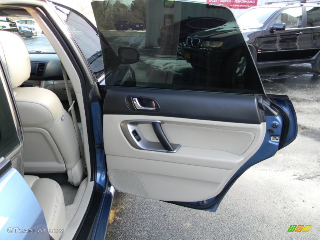 2008 Legacy 2.5i Sedan - Newport Blue Pearl / Warm Ivory photo #23