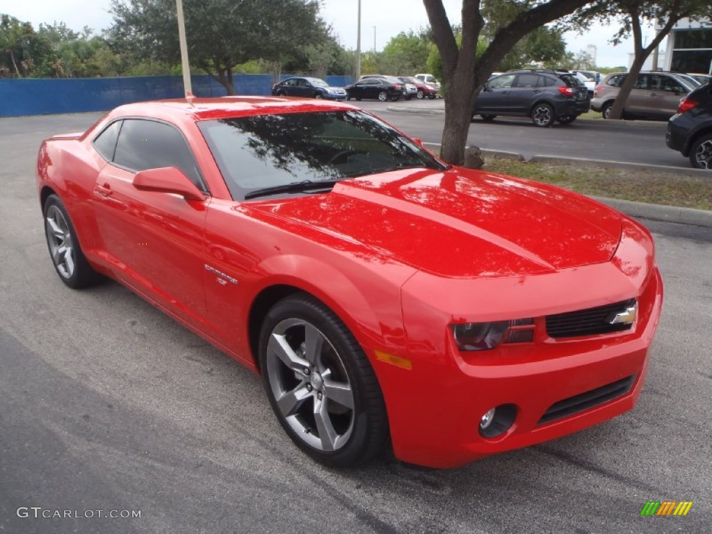 2012 Camaro LT/RS Coupe - Victory Red / Black photo #1