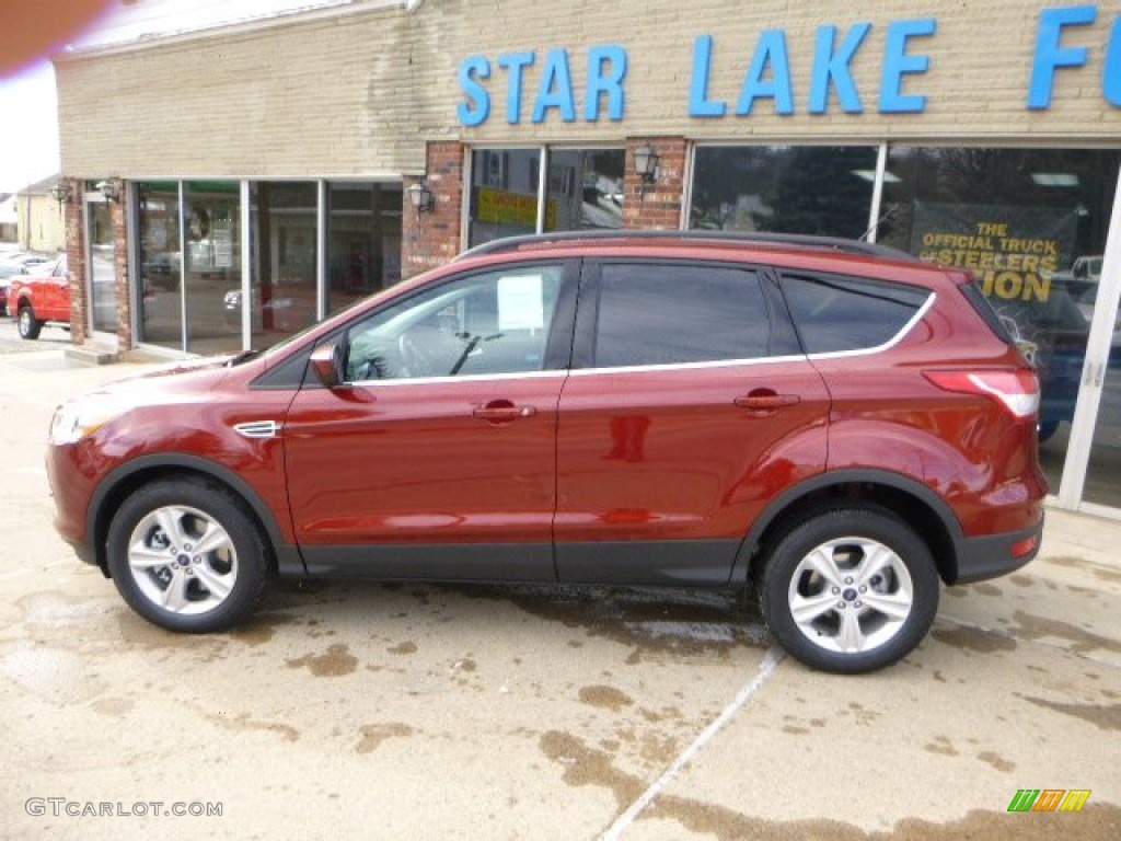 2014 Escape SE 1.6L EcoBoost 4WD - Sunset / Charcoal Black photo #7