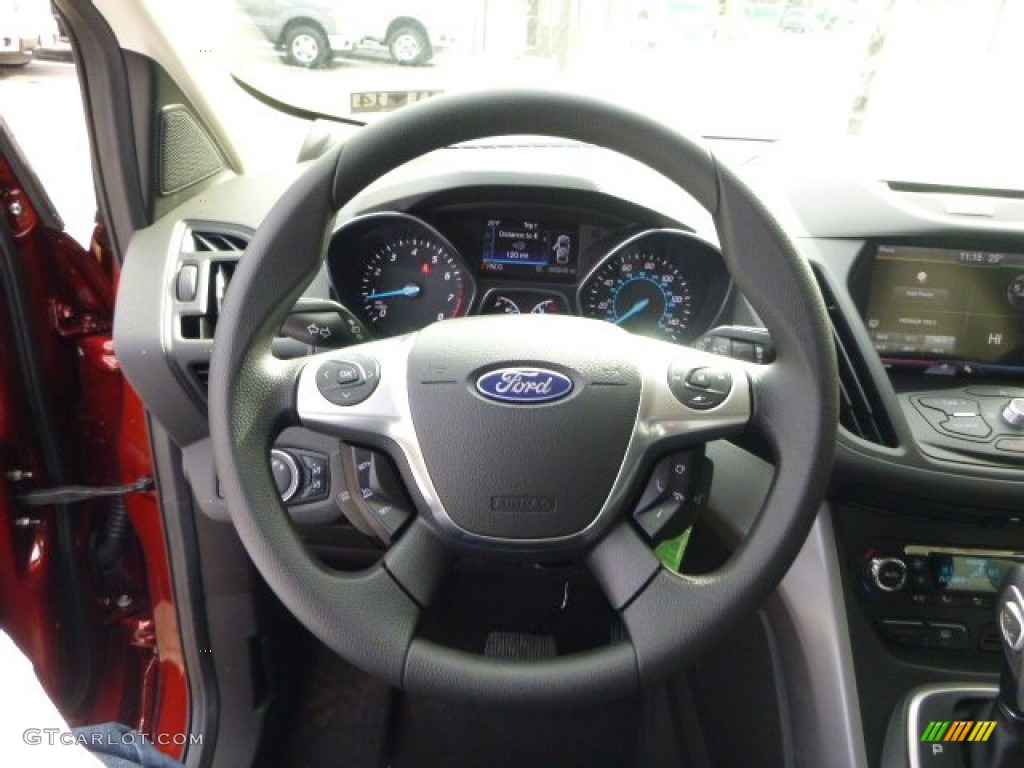 2014 Escape SE 1.6L EcoBoost 4WD - Sunset / Charcoal Black photo #18