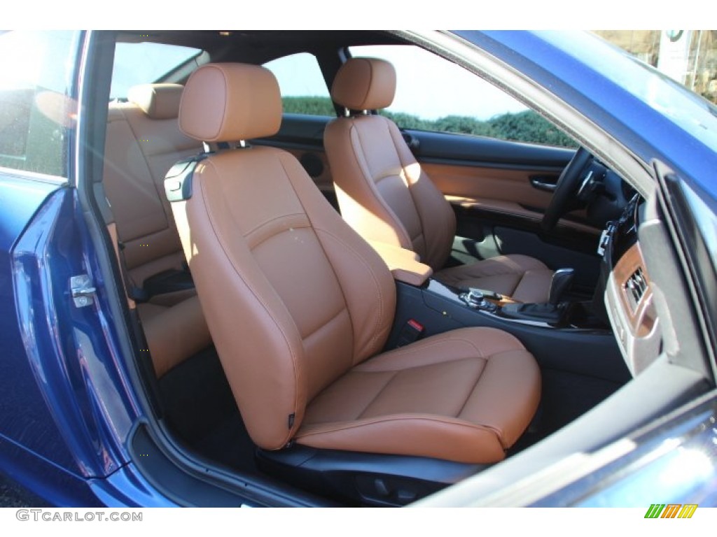 2011 3 Series 335i xDrive Coupe - Le Mans Blue Metallic / Saddle Brown Dakota Leather photo #26