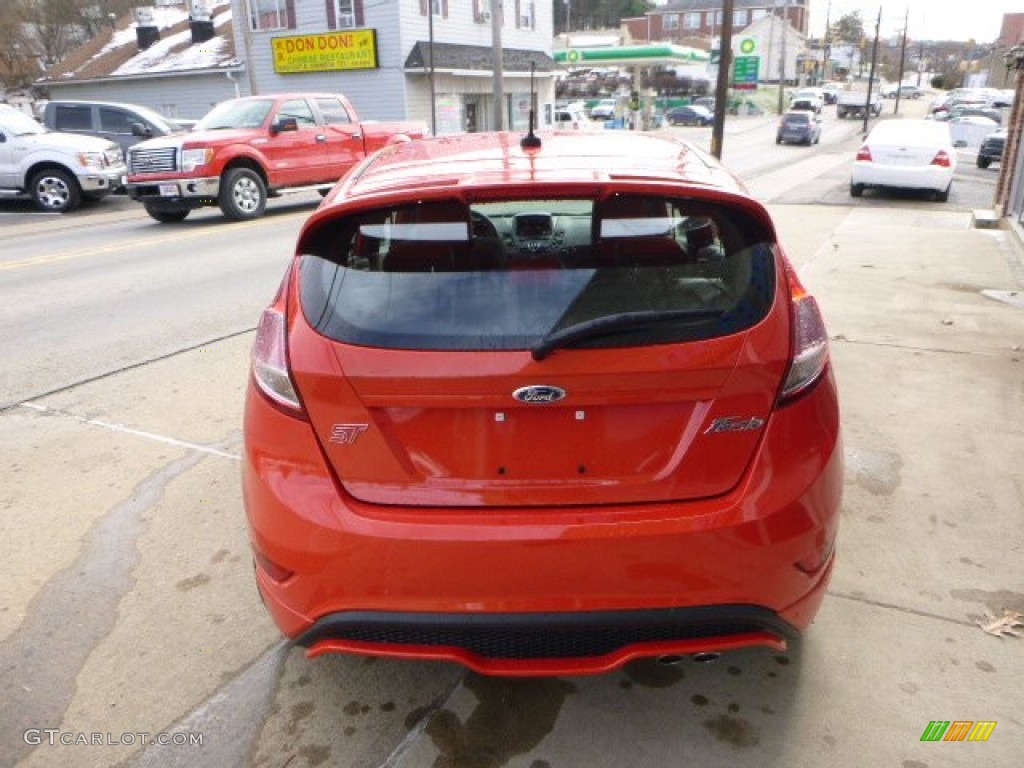 2014 Fiesta ST Hatchback - Molten Orange / ST Recaro Molten Orange photo #5