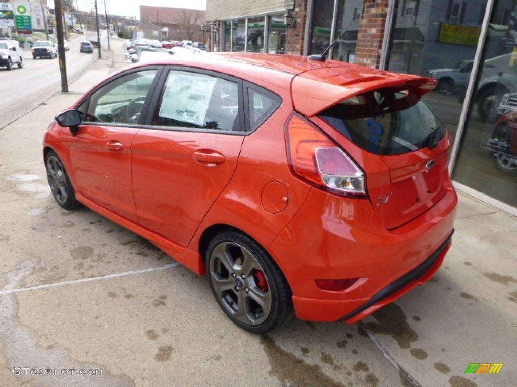 2014 Fiesta ST Hatchback - Molten Orange / ST Recaro Molten Orange photo #6