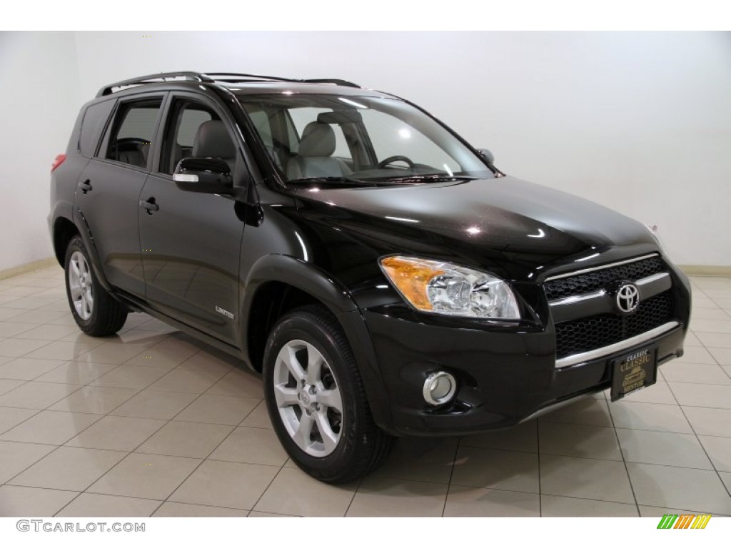 2011 RAV4 Limited 4WD - Black / Ash photo #1