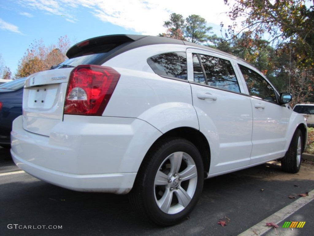 2012 Caliber SXT - Bright White / Dark Slate Gray photo #3