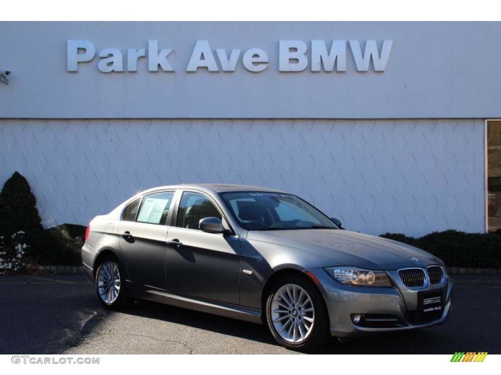 2011 3 Series 335i xDrive Sedan - Space Gray Metallic / Black photo #1