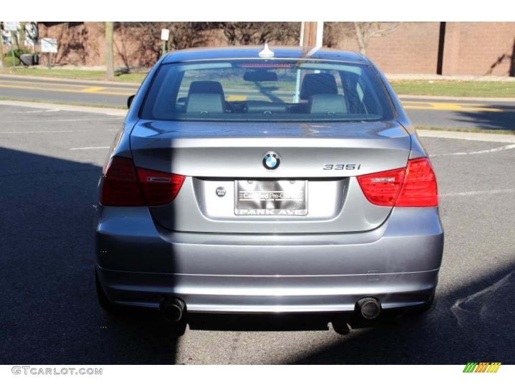 2011 3 Series 335i xDrive Sedan - Space Gray Metallic / Black photo #4
