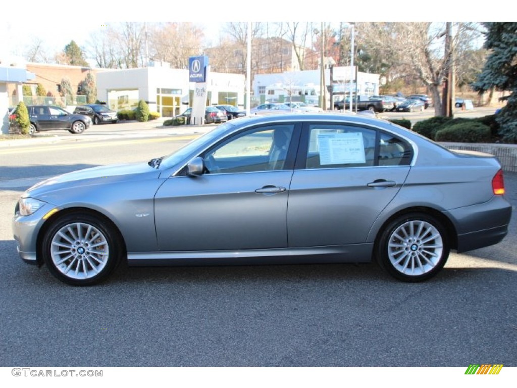 2011 3 Series 335i xDrive Sedan - Space Gray Metallic / Black photo #5