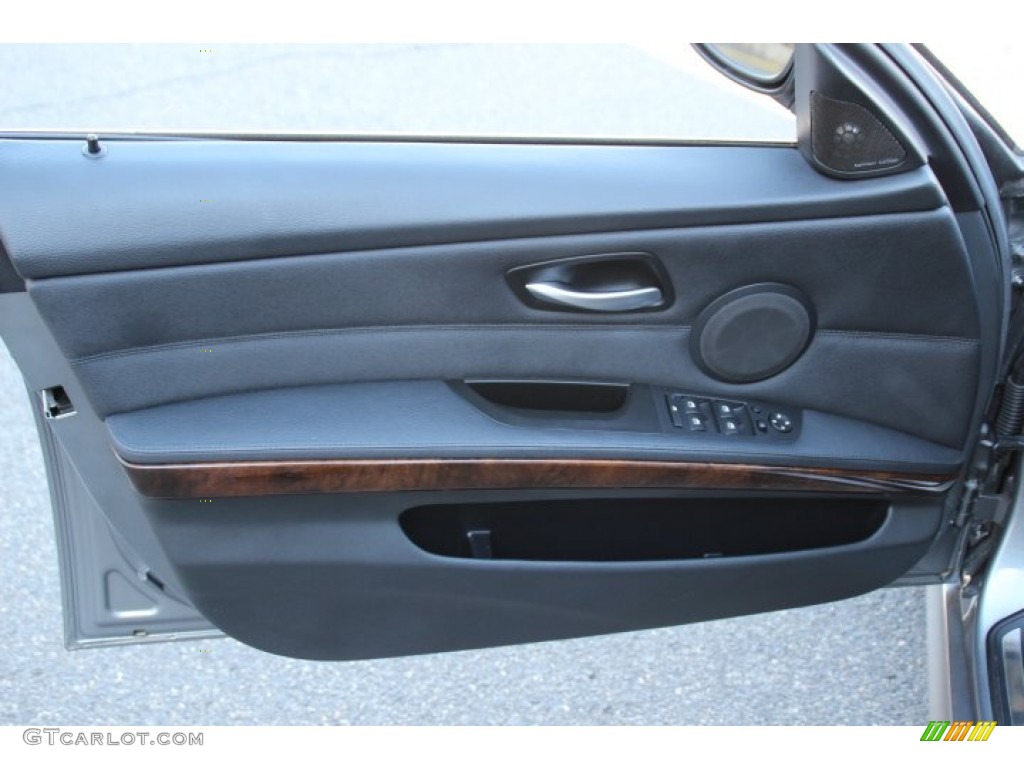 2011 3 Series 335i xDrive Sedan - Space Gray Metallic / Black photo #8