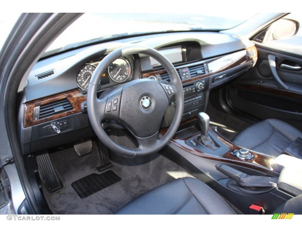 2011 3 Series 335i xDrive Sedan - Space Gray Metallic / Black photo #9