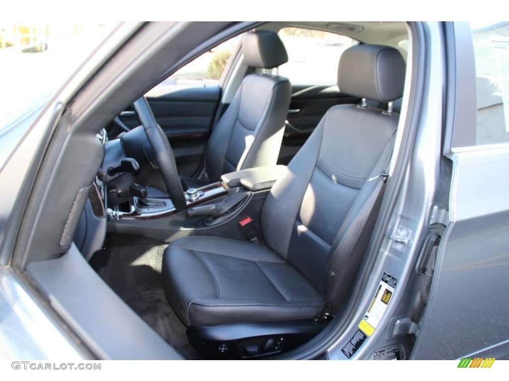 2011 3 Series 335i xDrive Sedan - Space Gray Metallic / Black photo #11