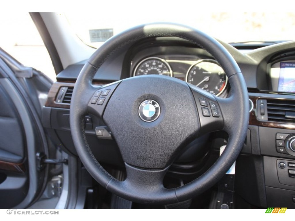 2011 3 Series 335i xDrive Sedan - Space Gray Metallic / Black photo #15
