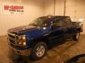 2014 Blue Topaz Metallic Chevrolet Silverado 1500 LT Crew Cab 4x4  photo #1