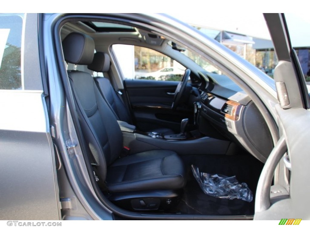 2011 3 Series 335i xDrive Sedan - Space Gray Metallic / Black photo #25