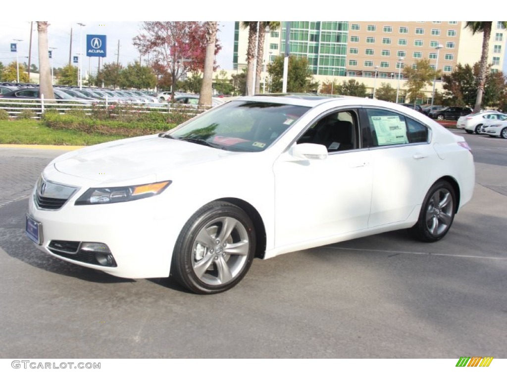 Bellanova White Pearl 2014 Acura TL Advance Exterior Photo #88265678