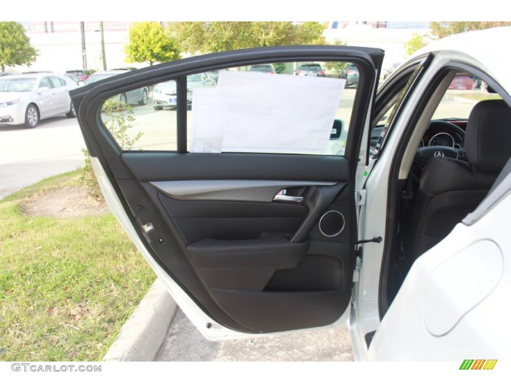 2014 Acura TL Advance Ebony Door Panel Photo #88265882
