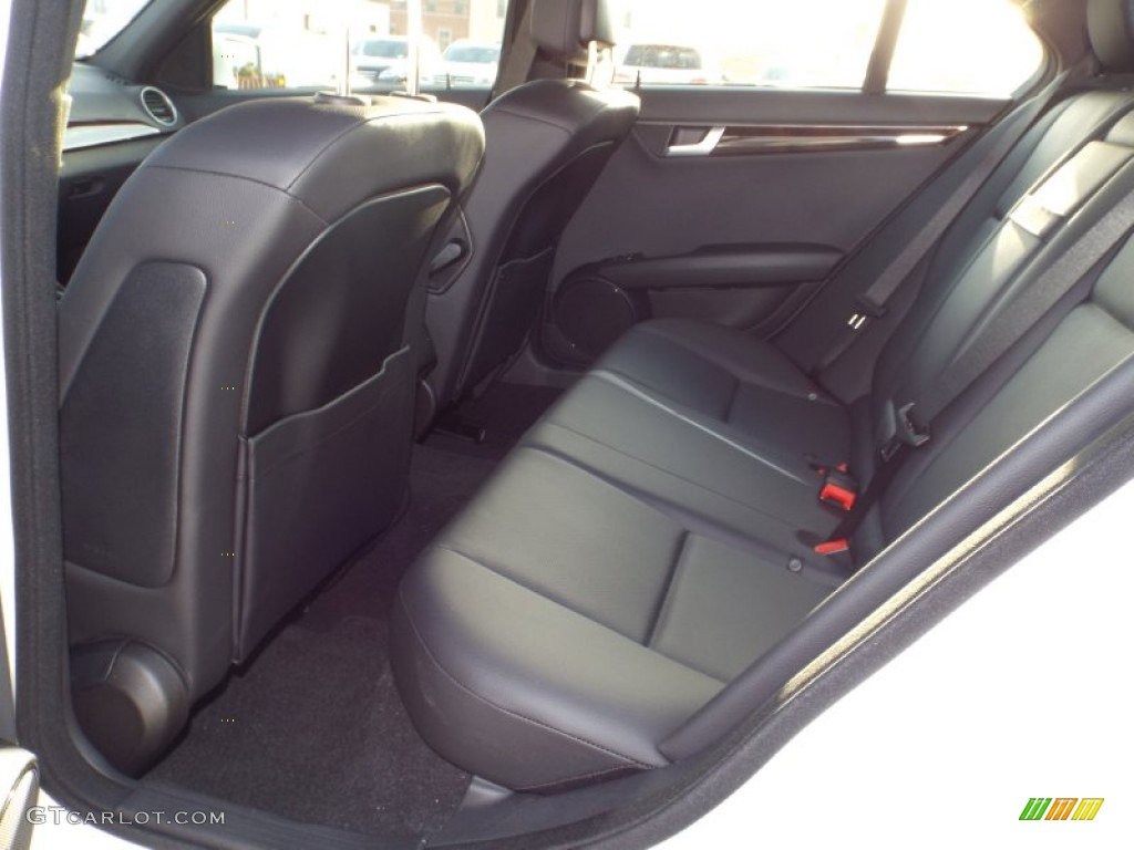 Black Interior 2014 Mercedes-Benz C 350 Sport Photo #88266689
