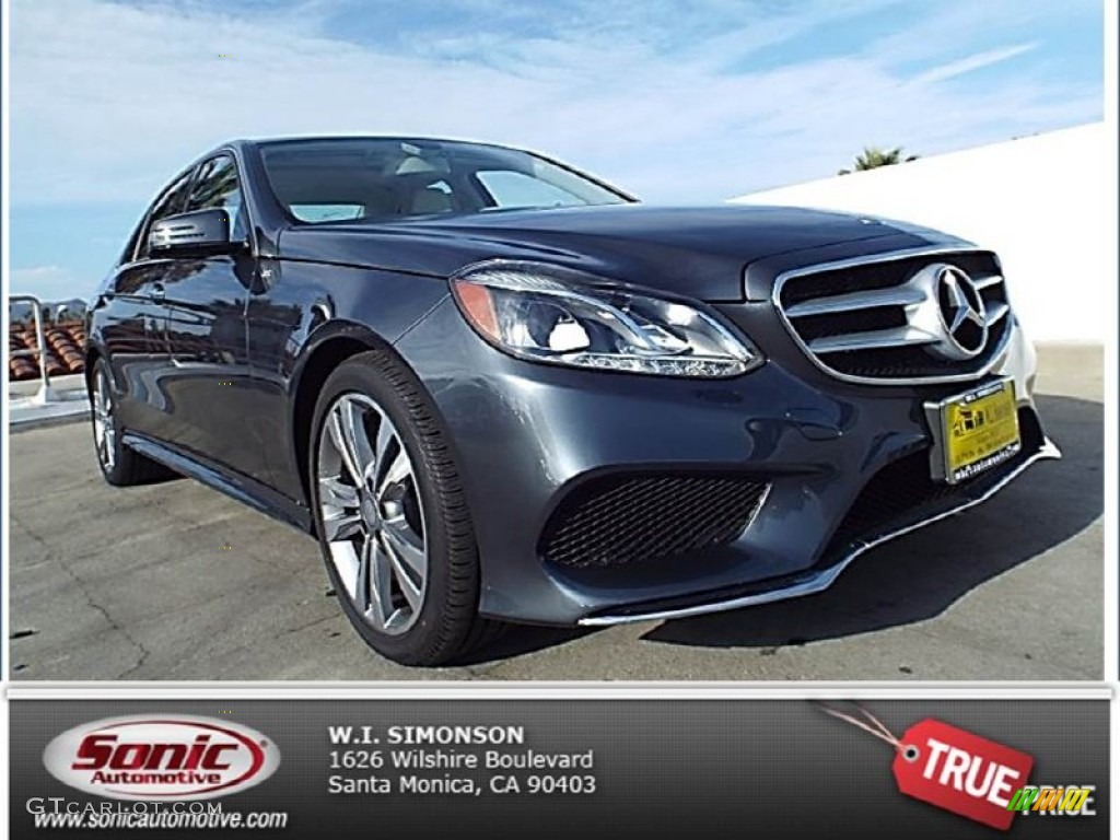 2014 E 350 Sport Sedan - Steel Gray Metallic / Gray/Dark Gray photo #1
