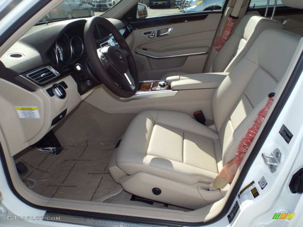 2014 E E250 BlueTEC Sedan - Diamond White Metallic / Silk Beige/Espresso Brown photo #7