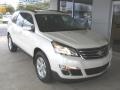 White Diamond Tricoat 2014 Chevrolet Traverse LT