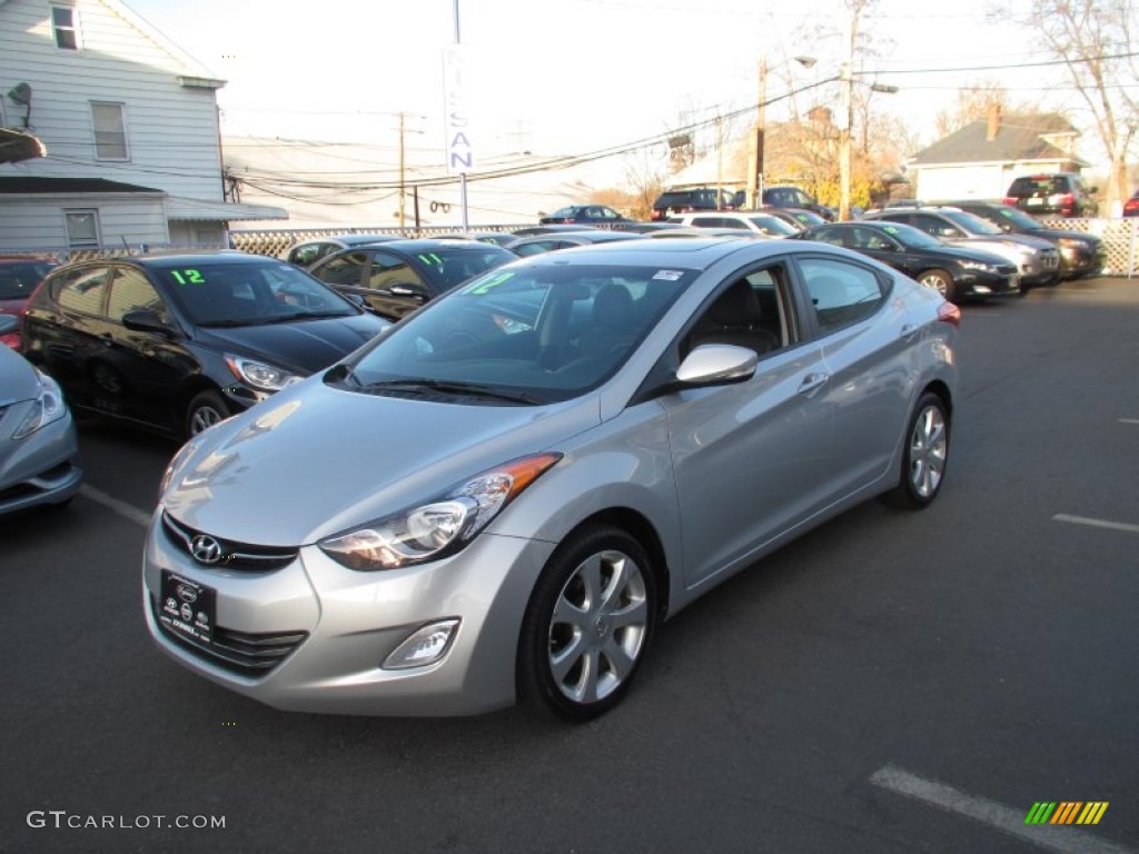 2012 Elantra Limited - Silver / Black photo #3
