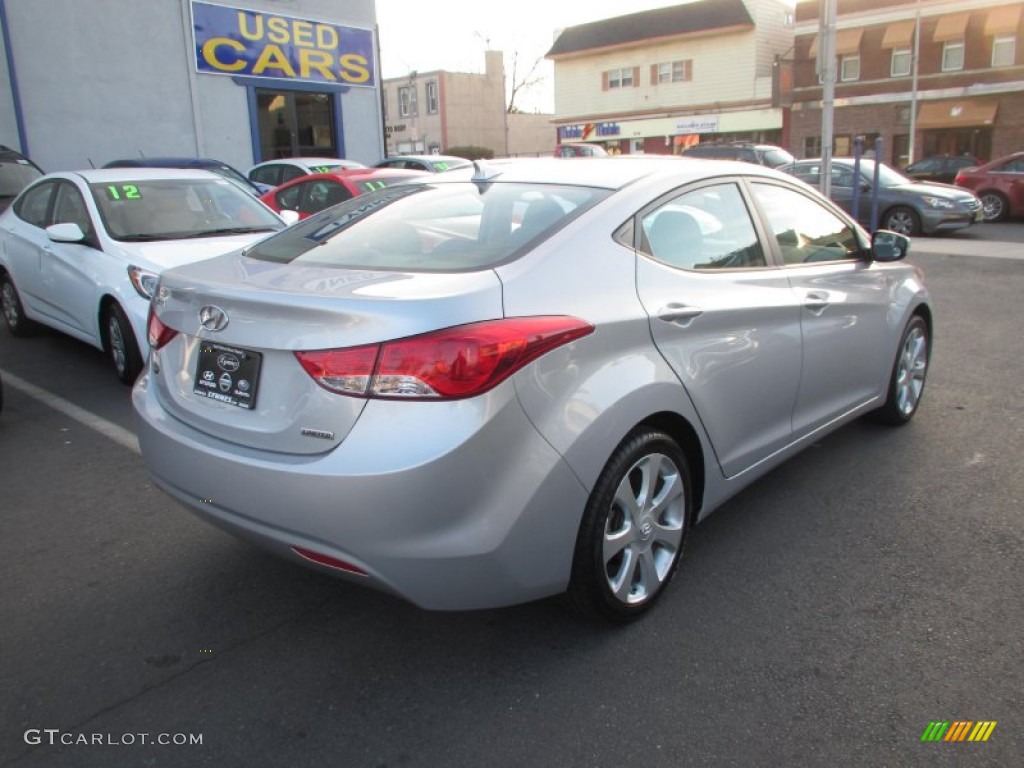 2012 Elantra Limited - Silver / Black photo #4