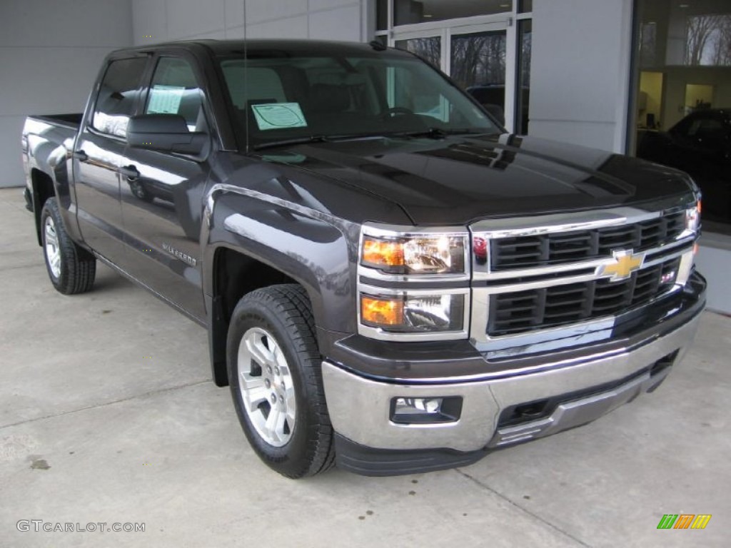 2014 Silverado 1500 LT Z71 Crew Cab - Tungsten Metallic / Jet Black photo #1