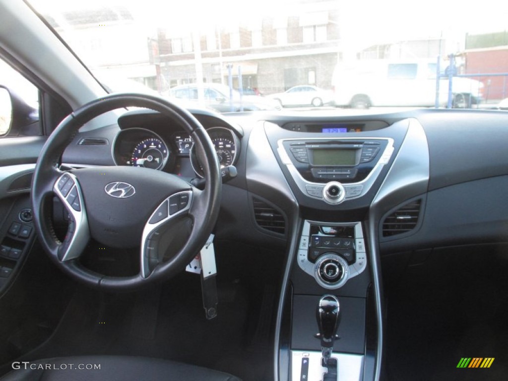 2012 Elantra Limited - Silver / Black photo #10