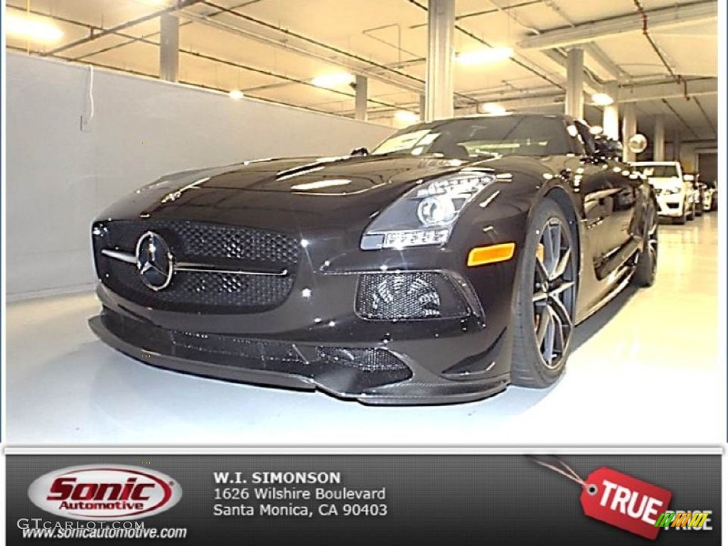 2014 SLS AMG GT Coupe Black Series - Obsidian Black Metallic / designo Black photo #1