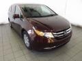 2014 Dark Cherry Pearl Honda Odyssey EX  photo #1