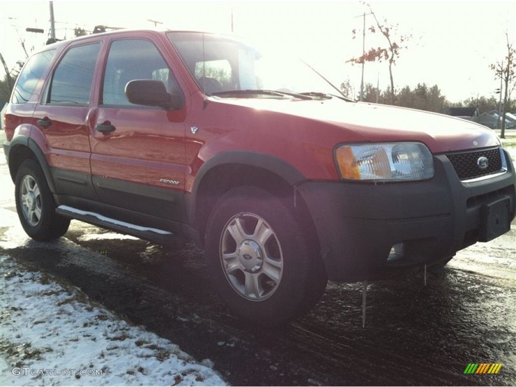 2002 Escape XLT V6 4WD - Bright Red / Medium Graphite photo #4