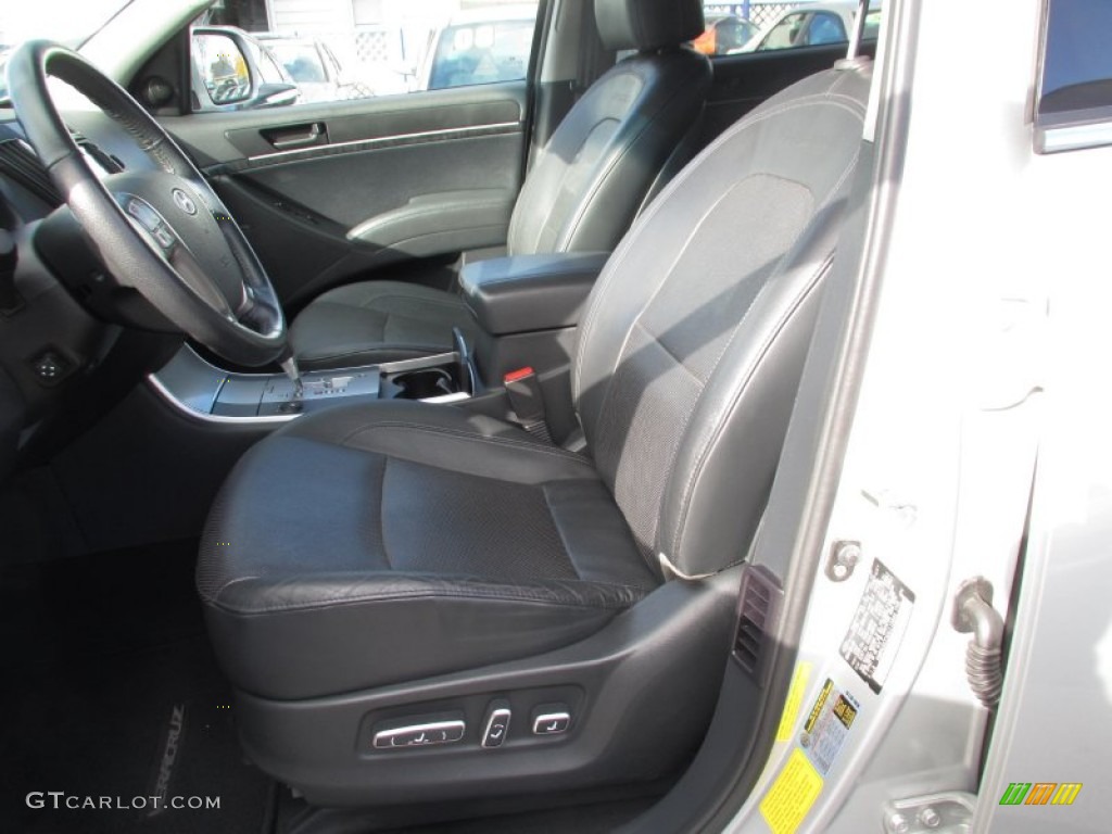 2010 Veracruz Limited AWD - Liquid Silver / Black photo #12