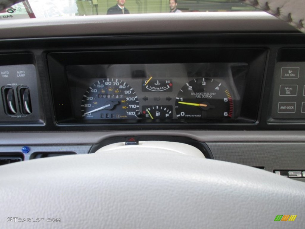 1992 Lincoln Mark VII LSC Gauges Photo #88271825