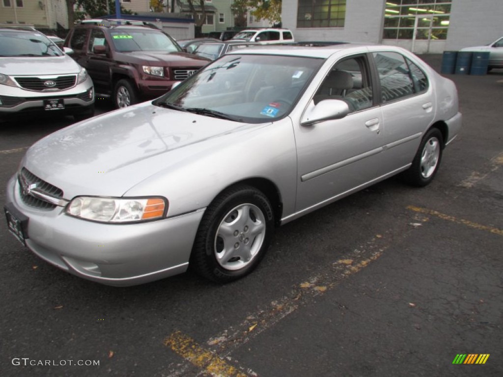 2000 Altima GXE - Platinum Metallic / Dusk Gray photo #3