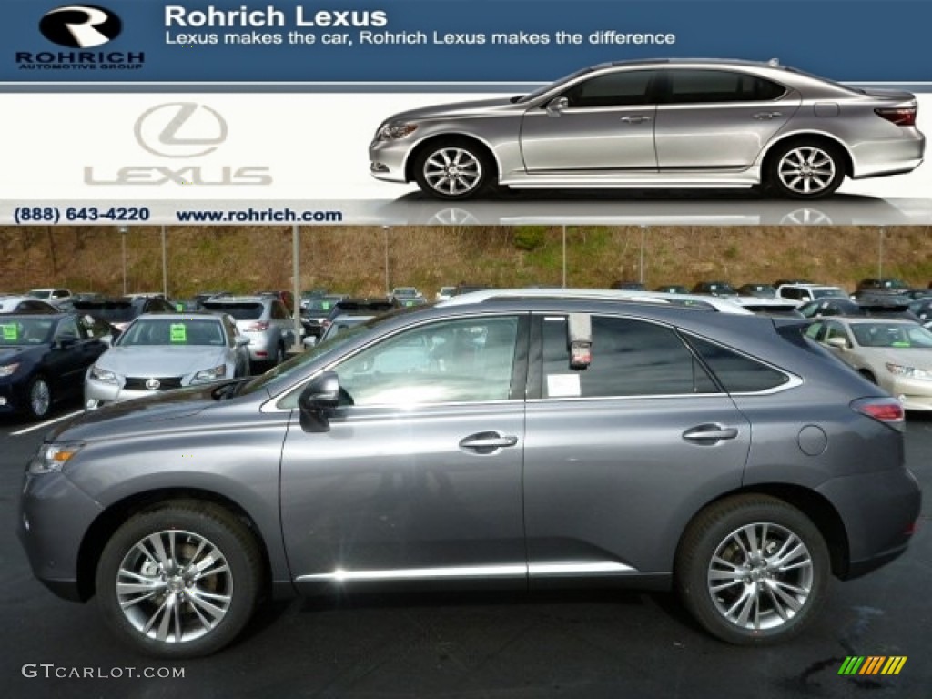 2014 RX 350 AWD - Nebula Gray Pearl / Lt. Gray photo #1