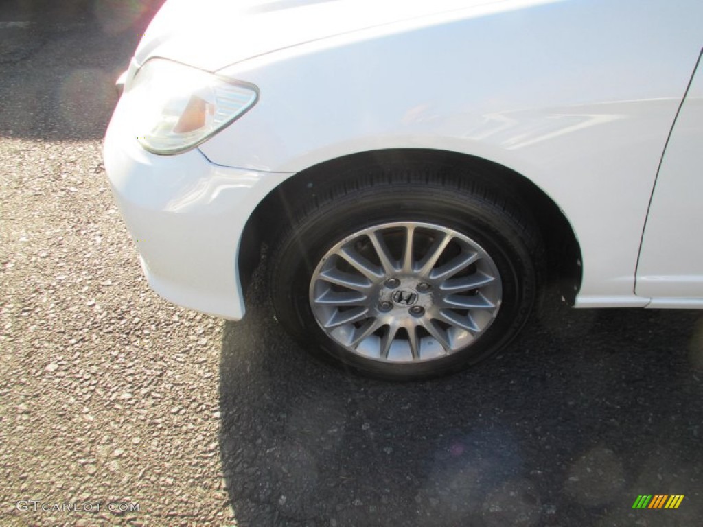 2005 Civic EX Coupe - Taffeta White / Ivory photo #4