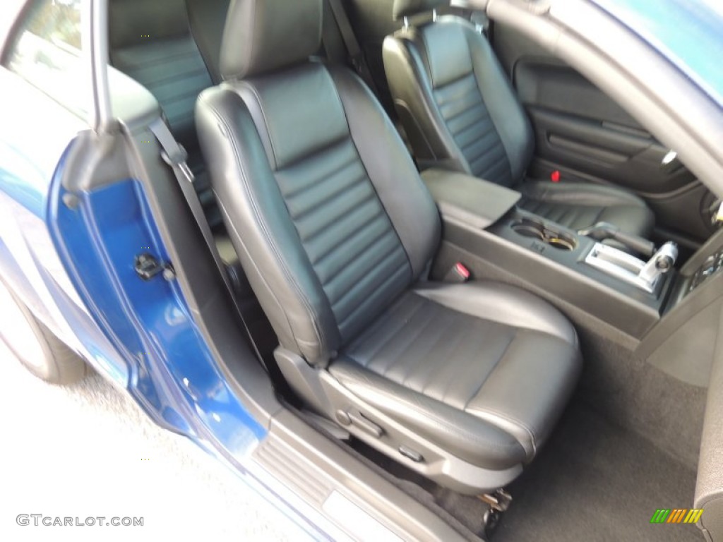 2008 Mustang GT Premium Convertible - Vista Blue Metallic / Dark Charcoal photo #6