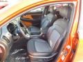 2011 Kia Sportage Unique Orange Interior Front Seat Photo