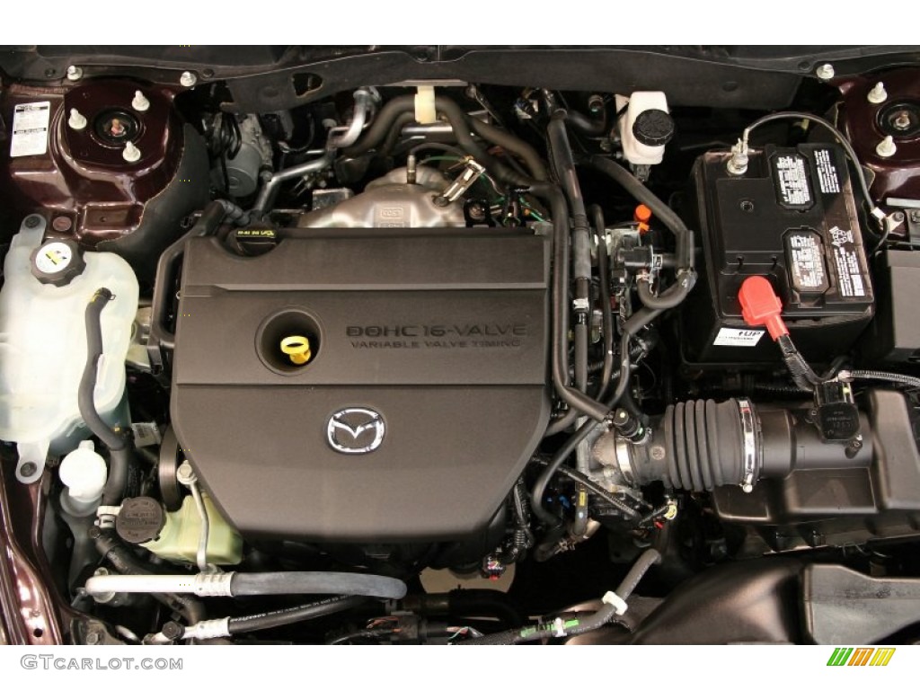 2010 MAZDA6 i Touring Sedan - Black Cherry Metallic / Black photo #24