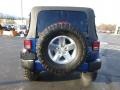 2009 Deep Water Blue Pearl Jeep Wrangler Unlimited Sahara 4x4  photo #4