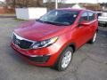 2013 Signal Red Kia Sportage LX  photo #4