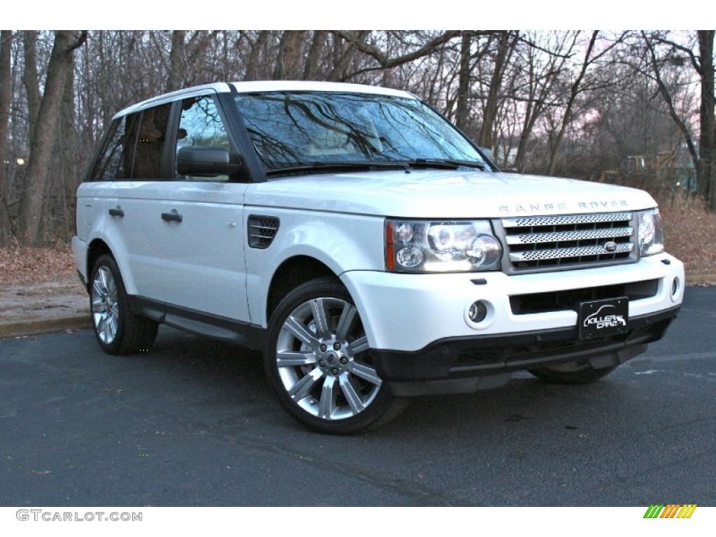 2008 Range Rover Sport Supercharged - Alaska White / Ivory photo #1