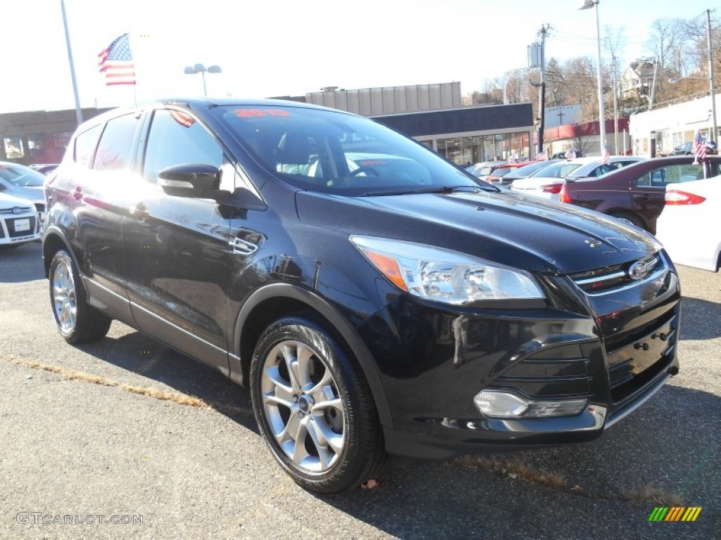 2013 Escape SEL 2.0L EcoBoost 4WD - Tuxedo Black Metallic / Charcoal Black photo #1