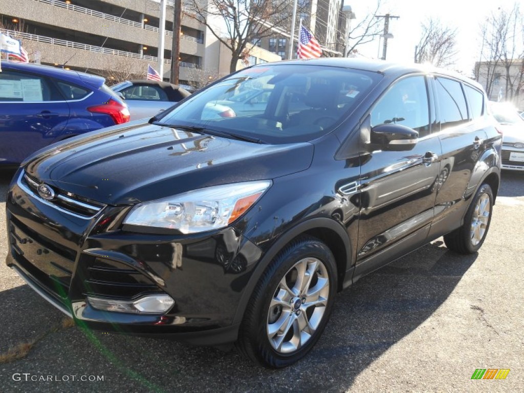 2013 Escape SEL 2.0L EcoBoost 4WD - Tuxedo Black Metallic / Charcoal Black photo #7