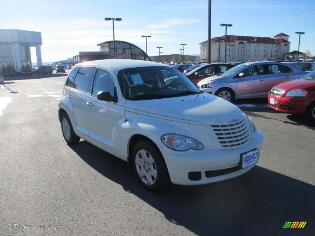 2008 PT Cruiser LX - Stone White / Pastel Slate Gray photo #1